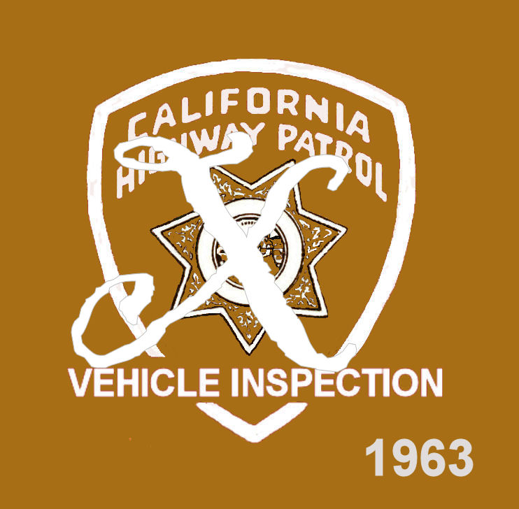(image for) 1963 California Inspection Sticker